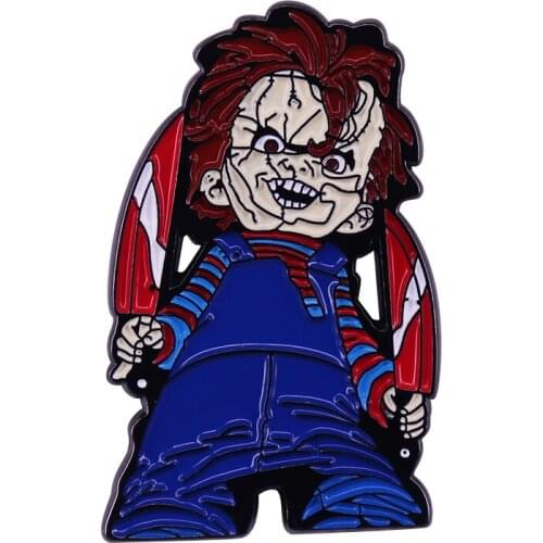 Chucky Killin' the Game Enamel Pin A must for any Horror fans