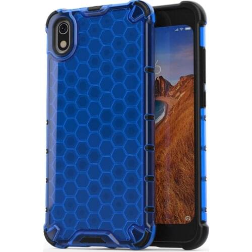 For Redmi 7A Case for Xiaomi Redmi 7A 7 A Shockproof Bumper Silicone Hybrid Hard Clear Case Cover Transparent Shell Skin