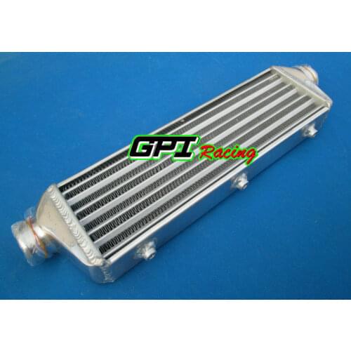 FOR FRONT MOUNT UNIVERSAL TURBO INTERCOOLER 550MM x 136MM x 65MM 2.2" in/outlet