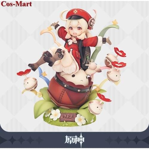 Hot Game Genshin Impact Klee Cosplay Spark Knight Fashion Cute Satic State Garage Kits Gift For Kids Daliy Used