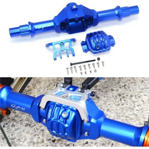 GPM AXIAL 1/8 YETI XL AX90032 MONSTER BUGGY Crawler Metal Upgrade Accessories Aluminum Alloy Rear Gearbox + Cover RC Car Parts