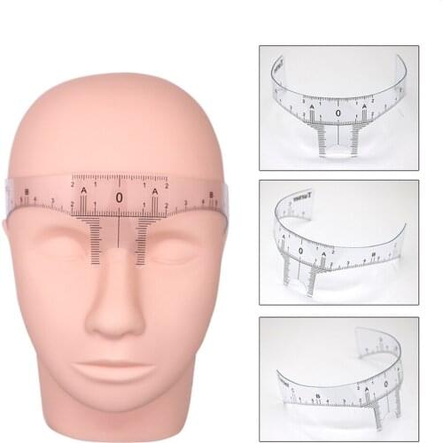 Reusable Semi-permanent Eyebrow Template Make-up And Micro-shaving Measures High Flexibility Of Tattoo Positioning Ruler