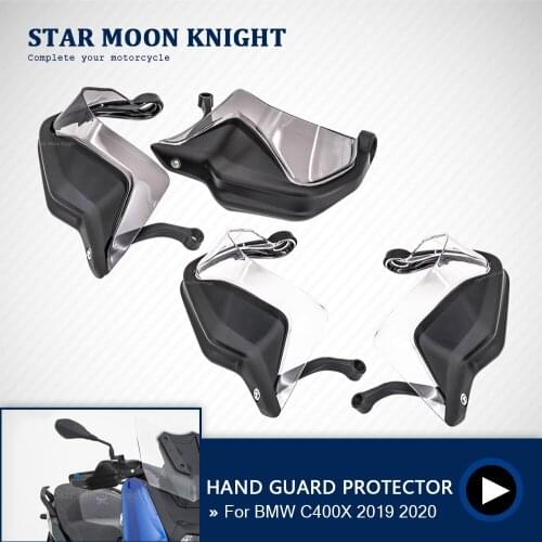 Motorcycle Accessories Handguard Shield Hand Guard Extension Protector Windshield For BMW C400GT C400X C 400 C400 GT X 2019 2020