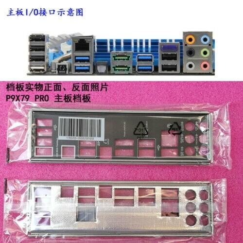 Original IO I/O Shield BackPlate Blende Bracket For Asus P9X79 PRO