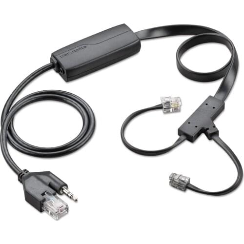Plantronics APC-43 Electronic Hook Switch Adapter, CS500, Savi Wireless EHS Cable IP Phone PN:38350-13
