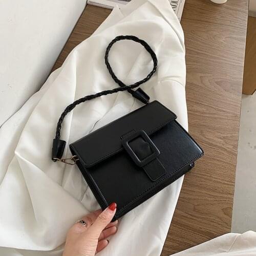 Flap Casual Crossbody Bags For Women Luxury Leather Shoulder Bags Designers Messenger Bag Fashion Lady Handbag Small Square Bags