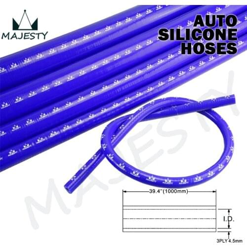 1Pcsx 3.74" / 95mm ID Straight Silicone Coolant Hose Pipe Tube L=1000mm / 1m