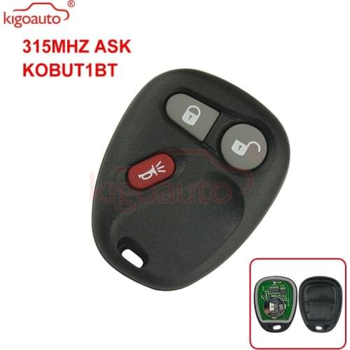 Kigoauto KOBUT1BT remote fob 3 button 315Mhz for Chevrolet Silverado Suburban GMC Yukon Sierra 1998 1999 2000 2001 2002