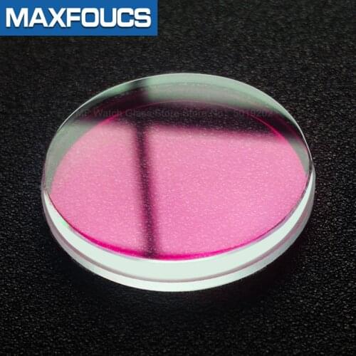 31.5mm Flat with grooving edge MOD Sapphire glass for Seiko brand SKX007 SKX009 SRPD Watch crystal watch Parts