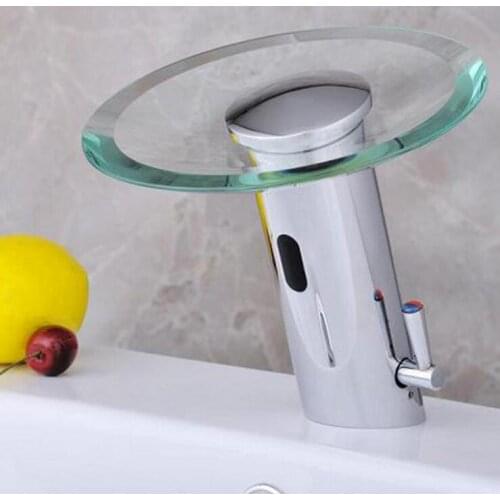 Bathroom wash basin sense faucet mixer tap, Toilet brass infrared sense faucet,Copper automatic sense faucet water chrome plated