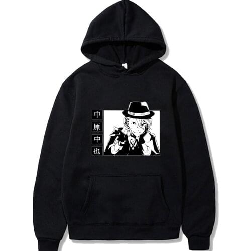 Chuuya Nakahara Hoodie Sweatshirt Mens Hoodies Casual Pullovers Tops Men Clothes