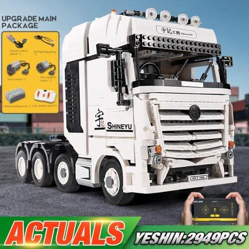 Yeshin APP Technical Car Model The 42043 Arocs Truck Compatible With 20005 Building Blocks Assembly Toys Kit Kids Christmas Gift