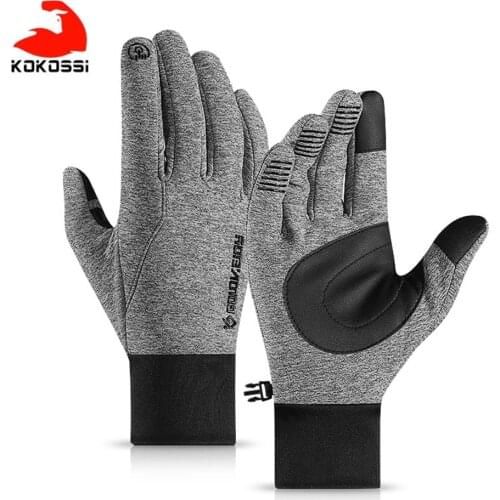 KoKossi Cold-proof Ski Gloves Waterproof Winter Gloves Cycling Fluff Warm Gloves For Touchscreen Cold Weather Windproof