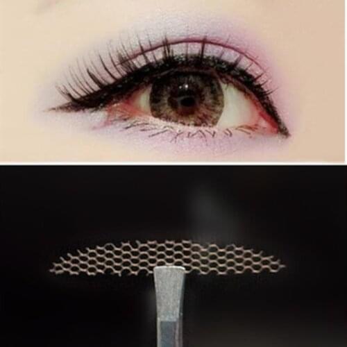 120pcs/5 packs S Gauze mesh lace stick Stealth double-fold eyelid sticker without glue