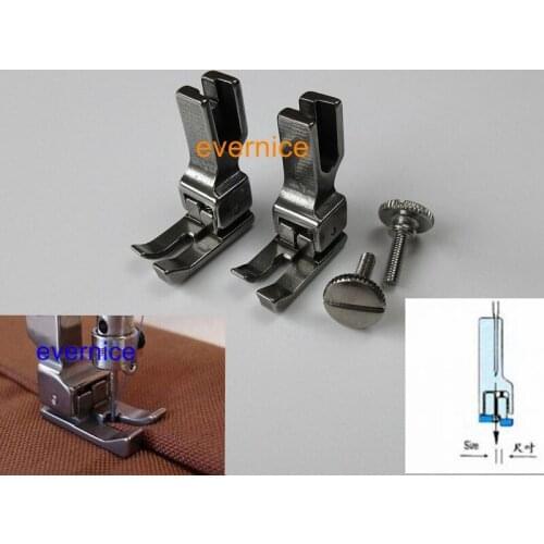 2 RIGHT SIDE EDGE GUIDE COMPENSATING FOOT LARGE BASE for JUKI DDL-5550 8300 8500 8700