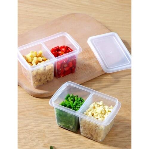2pcs/pack Large-capacity Fresh-keeping Box Multifunctional Kitchen Vegetable Storage Box Cheese Butter Crisper