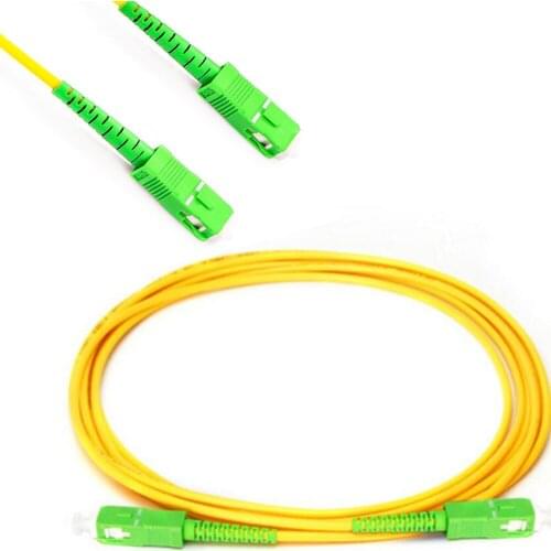 5PCS/bag SC APC 2.0mm Simplex mode fiber optic patch cord Cable SC APC FTTH fiber optic jumper cableGood echangeabilityGood Dura