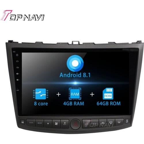 Topnavi 10.1" Octa Core Android 10.0 2+32GB Head Unit Car Radio for Lexus IS250 IS350 2005 2006 2007 2008 2009 2010 2011 3G RDS