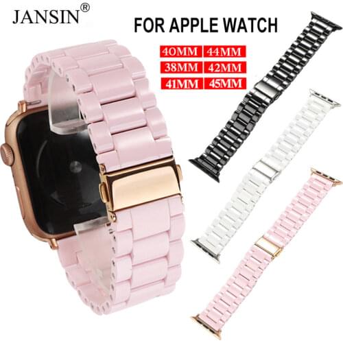 Ceramic Bracelet Strap for Apple Watch 6 5 Band 40mm 44mm wristband strap For Apple watch 38mm 42mm Smartwatch iwatch 3 SE band