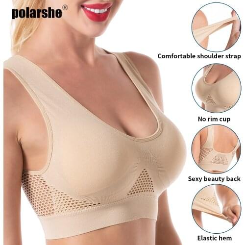 Women Bras Seamless Bra Sexy Wire Free Top Lingerie Breathable Underwear Women deep v-neck backless body sexy bra Plus Size