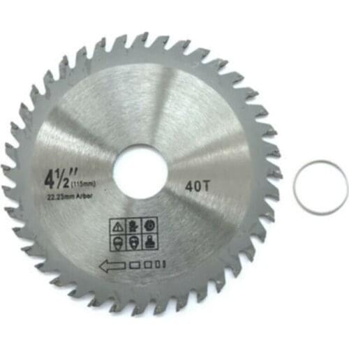 1pc 115/110mm 40T 11000rpm TCT Circular Saw Blade Wheel Discs Cutter Metal Plastic For Wood Carving Disc