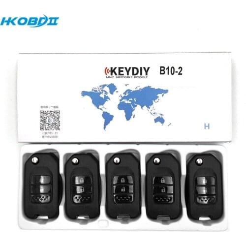 HKOBDII KEYDIY Original KD B10-2 2 Button B series Universial Remote For KD900/KD-X2/ URG200/KD MINI B Series Remote