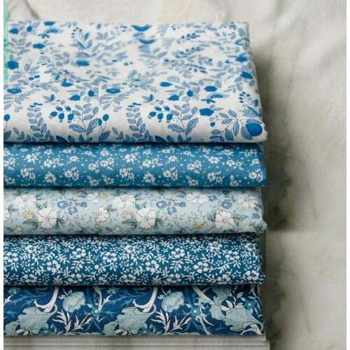 Cotton Patchwork Cloth DIY Sewing Quilting Fat Quarters Material for Baby&child 100% Cotton Fabric Kids Poplin Fabric Plain Warp