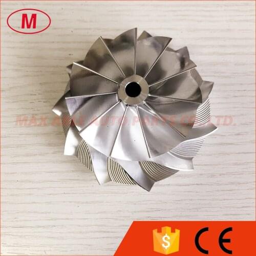 HX40 11+0 blades 62.45/84.00mm turbocharger billet/milling/aluminum 2618 compressor wheel