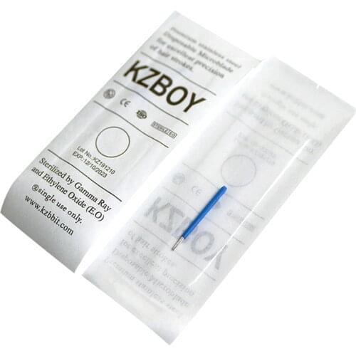 Fast Shipping 100PCS/Lot Round Microblading Shading Needles 0.3mm with Sterile Package for Eyebrow Shading Microblades