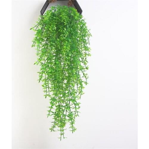 Artificial Vine Green Leaves Fake Leaves Design Hanging Vine Faux Garland Fake Plant