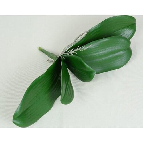 2021 Simulation butterfly orchid leaves simulation plant artificial orchid leaves film plastic potted leaves plant living room