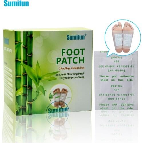 Hot Sell 50pcs/lot Patches Adhesives Kinoki Detox Foot Patches Pads Body Toxins Feet Slimming Cleansing Herbal Adhesive New