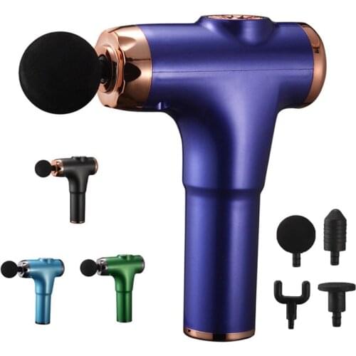 6 Gears Massage Gun USB Charging Fascia Gun Vibrators Массажер Armas Pocket Muscle Massager Home Fitness Equipment