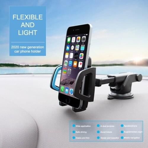 Multifunctional Telescopic Car Mobile Phone Holder Dashboard Car Universal Mobile Phone Navigation Suction Cup Bracket