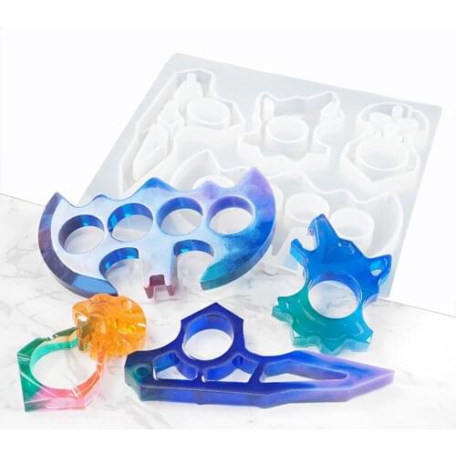 Self Defense Hygiene Keychain Resin Mold Door Opener Silicone Mould Epoxy Casting Resin Molds Resin Crafts Decorations