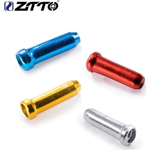 10ps ZTTO MTB Road Bike Inner Wire End Caps Brake Shifter Cable Tips Wire Brake Shift Derailleur Crimps Bicycle Accessories