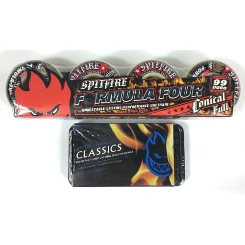 Spitfire Professional High Resilience Conical Wheel For Skateboard Wheels 101A Hardness 52*32mm