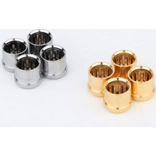 Preffair Rhodium Gold Plated RCA Cap Plug Short-Circuit Socket Phono Connector RCA Shielding Jack Socket Protect Cover Caps