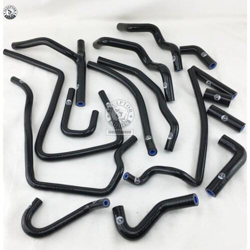 Silicone Radiator Coolant Hose Kit For SUBARU LEGACY BE5/BH TYPE A-C1998-2001,TYPE:HEATER HOSE KIT(16pcs)red/blue/black