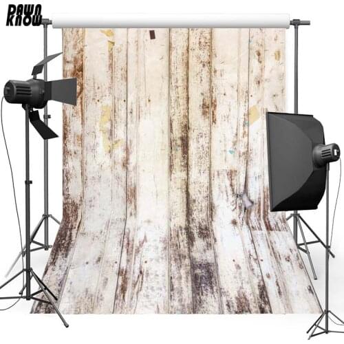 DAWNKNOW Plank Wall Vinyl Photography Background For Floor Baby New Fabric Polyester Backdrop For Wedding Photo Studio Floor698