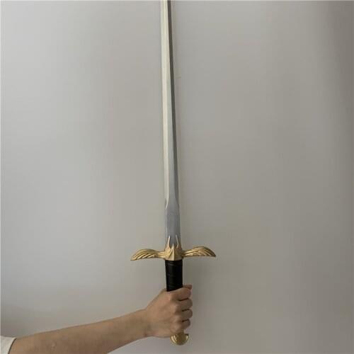 FigureCrazy 87cm Gold Wing Sword 1:1 Game Anime Cosplay King Sword Prop Role Play Gift Safety PU Sword Weapon Kid Adult Model