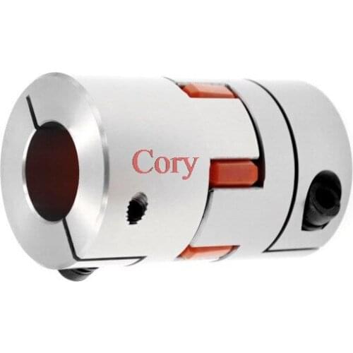 1PC D20L25 Coupling with elastic aluminium CNC spider Motor clamped coupling 4-10MM