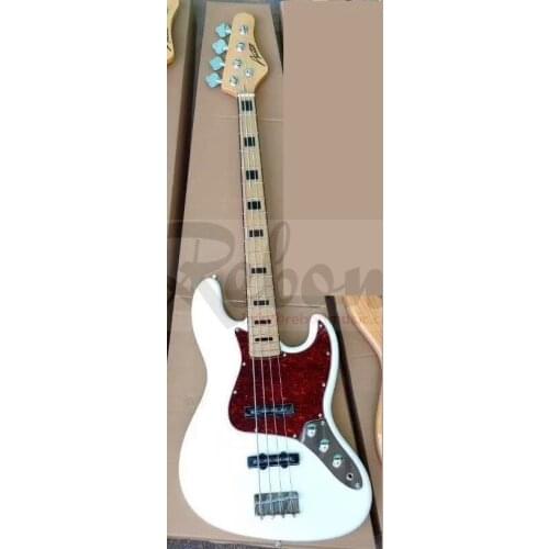 Weifang Rebon 4 string JB Alder Electric Bass Guitar in White colour