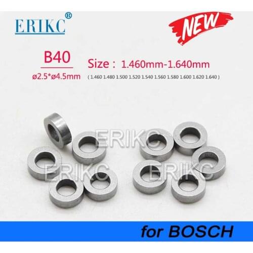 50PCS B40 Diesel Fuel Injector Adjusting Shims, Injection Calibrator Shims Washer Size 1.46mm-1.64mm for Bosch