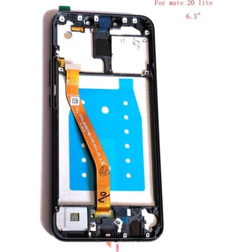6.3"For Huawei Mate 20 Lite SNE-LX1 SNE-LX3 Lcd Screen Display+Touch Glass digitizer Frame Full Set Assembly For mate 20lite lcd