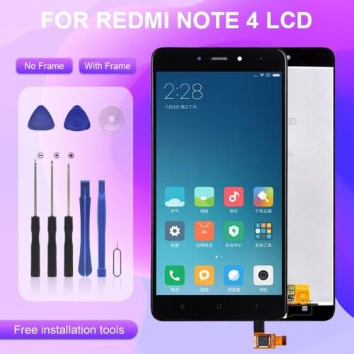 Catteny Promotion For Redmi Note 4 Pro Display For Xiaomi Redmi Note 4 LCD With Touch Screen Digitizer Assembly Free Shipping