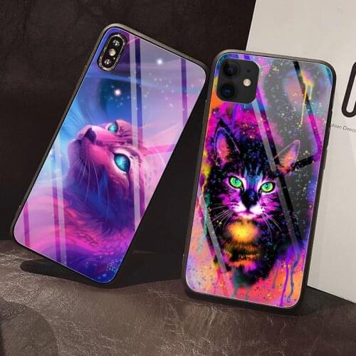 Lens kaleidoscope Phone Case Tempered Glass For iPhone 12 Pro Max Mini 11 Pro XR XS MAX 8 X 7 6S 6 Plus SE 2020 case