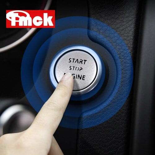 For Land Rover Range Rover Vogue L322 2010-2012 Freelander 2 2007-2015 Car Accessories Engine Start Stop Button Ring Trim Cover