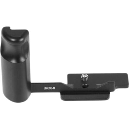 L-Shaped Quick Release Plate Bracket Hand Grip with 1/4 Srew Hole for Canon EOS-M ILC Camera