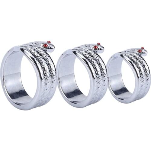 26mm/28mm/30mm Cock Ring with Cobra Glans Rings On Dick Stainless Steel Male Sex Ring Stop Premature Ejaculation Erection Sextoy